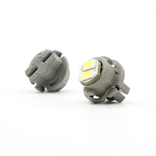 Bombillas LED T6.5 para tablero de auto 10 piezas luz blanca miniatura 4