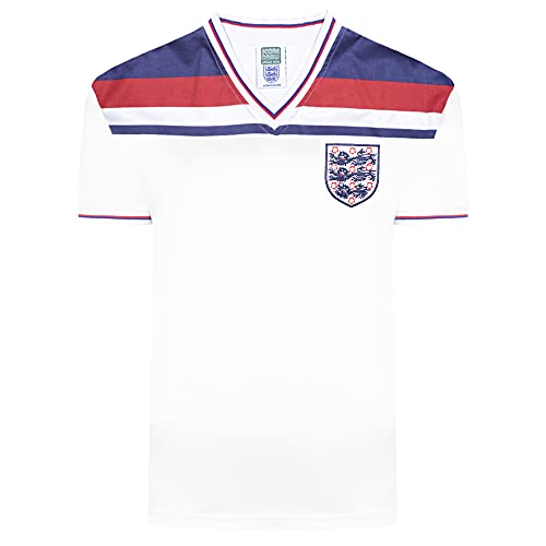 Score Draw Angleterre Rétro 1982 Coupe du Monde Domicile - Maillot de Foot