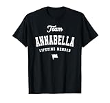 Votre nom est Annabella ? Alors cette taille est également idéale pour vous. La phrase « Team Annabella Lifetime Member » souligne votre importance et ajoute une touche de mystère et de grandeur à votre personnalité.
