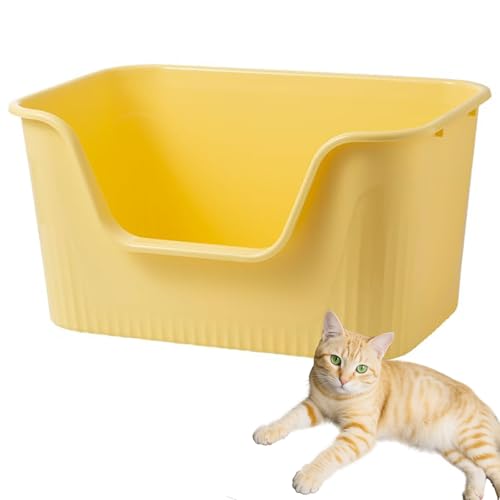 Arenero grande para gato SpaceTime con lados altos miniatura 1