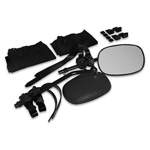 Streetwize - Pack of 2 Rock Steady Motorhome Car Towing Mirrors, Convex Mirrors, Caravan Towing Mirrors (LWACC34)