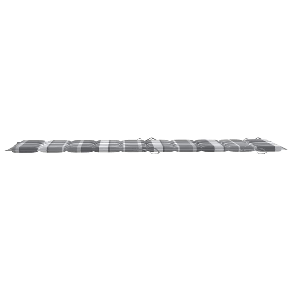 Lettini da giardino pieghevoli, 2 pezzi, con tavolo e cuscini in legno di acacia massiccio, set di sdraio per terrazza e giardino, impermeabile e portata fino a 110 kg