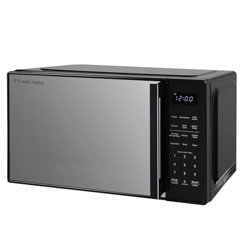 Russell Hobbs 4 in 1 Digital Combination Microwave 23 Litre 900W with Air Fryer Function Touch Control 10 Power Levels Defrost & Reheat Function 99 Min Timer in Black RHMTAF2302B