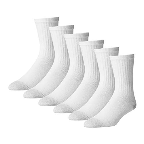 Top 5 American Made Socks: Your Comfort Guide 5 American Made by Sole Pleasers 12-Pack Unisex Everyday Cotton Crew Socks - Size 9-11 - White/Gray Heel and Toe