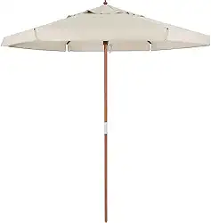 Bel - Ombrellone Central Itapema em Madeira 2 metros Bege