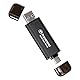 Transcend Portable SSD ESD310C 256GB Typ-A/Typ-C Kompatibel mit PS4/PS5 Schwarz - TS256GESD310C