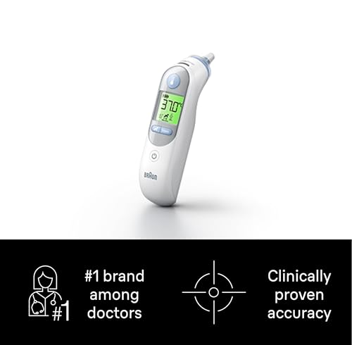 ThermoScan 7 Ear thermometer - Age Precision Technology - Colour-coded Digital Display - Baby and Infant Friendly - #1 Brand among doctors(1)