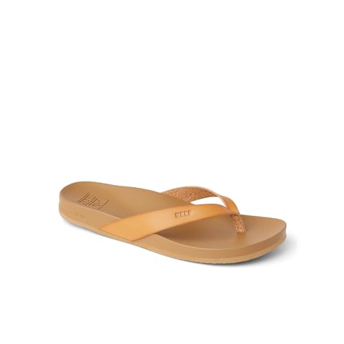 Reef Cushion Court Womens Flip Flop, Molded Cushion Footbed, Arch Support, Natural, 9 - image 8