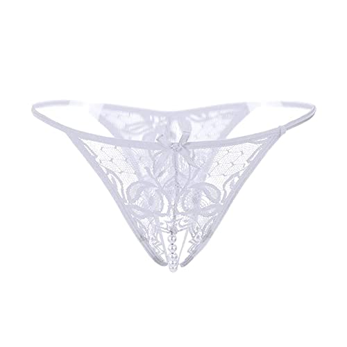 AAYAN BABY Night Wear Undergarments Women Unique Comfort and Stylish Large Size White Thongs Panty - 04569L-WH