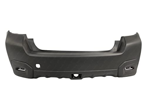 Rear Bumper Appliqué - 2022 Subaru BRZ 3 BUMPERS THAT DELIVER - Primered, Rear Bumper Cover Replacement Compatible with 2013-2017 Subaru XV Crosstrek 13-17, SU1100171