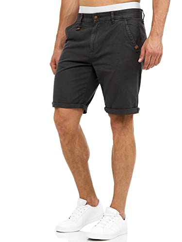Indicode Herren Cuba Chino Shorts mit 5 Taschen aus 100% Baumwolle | Bermuda Sommershorts für Männer – Bild 4