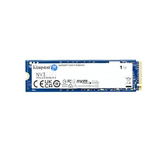 Kingston NV3 1TB M.2 2280 NVMe SSD | PCIe 4.0 Gen 4x4 | Up to 6000 MB/s | SNV3S/1000G