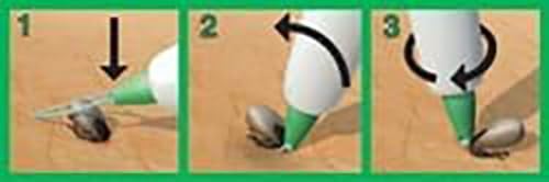 GEO-VERSAND Zeckenschleuder Zeckenpinzette Zeckenentfernungsstift Zeckenstift Geocaching 3ix