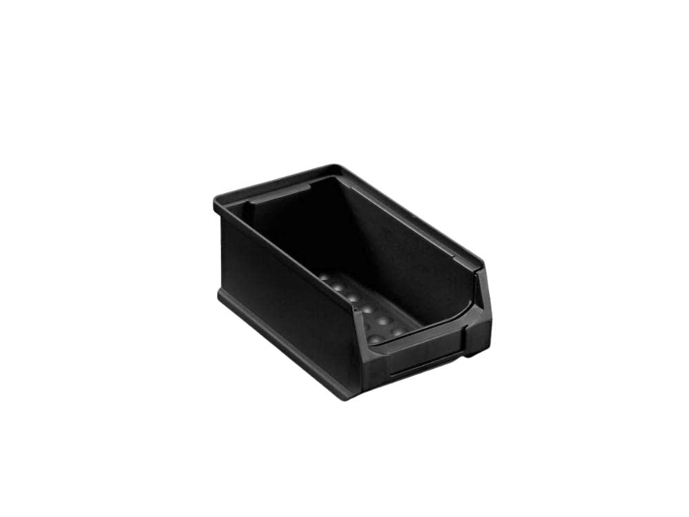 SuperSparSet 40x Leitfähige Sichtlagerbox 2.0 | HxBxT 7,5x10x17,5cm | 0,8 Liter | ESD, Sichtlagerbehälter, Sichtlagerkasten, Sichtlagerkastensortiment, Sortierbehälter