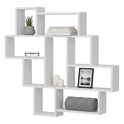 Étagère murale Velaris blanche pour organiser vos livres et objets déco - 4