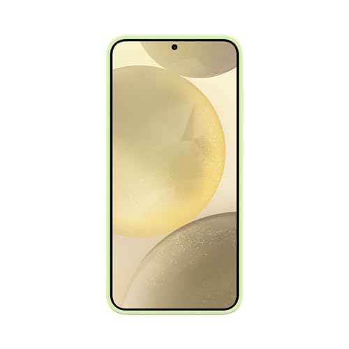 Image of SAMSUNG Galaxy S24+ Plus Silicone Phone Case, Protective Cover with Color Variety, Smooth Grip, Soft and Sleek Design, Snug Fit, US Version, EF-PS926TGEGUS, Light Green