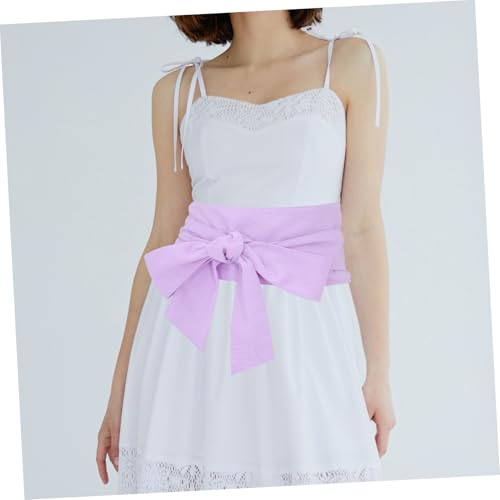 Ceinture large kimono en coton lin anti-compression pour robe - 6