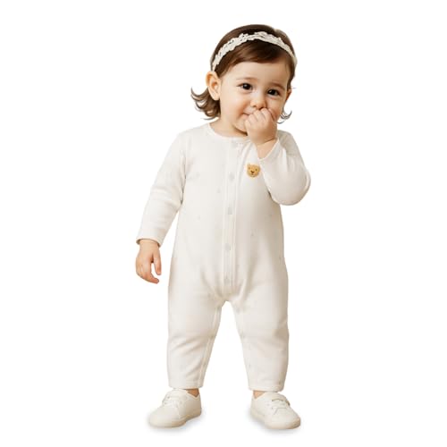 Image of Kidbea Soft Cotton Unisex Baby Onesie Romper | Cute & Multiple Prints Full Sleeve Sleepsuit for Infant | Comfortable Trendy Bodysuit
