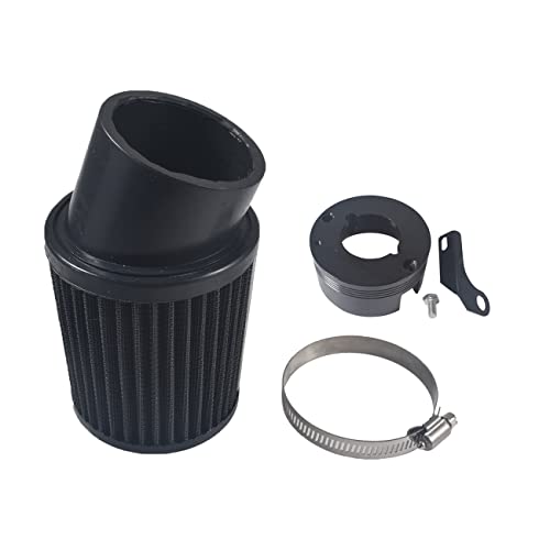 Vcujsuc Black Air Filter Adapter For Predator 301Cc 420Cc Go Cart 11Hp 13Hp For Honda Gx340 Gx390 Clone Engine Go Kart Mud Boats Racing Lawnmower Minibike For Gx270S 13/15Hp Chinese Ohvs #TOP1