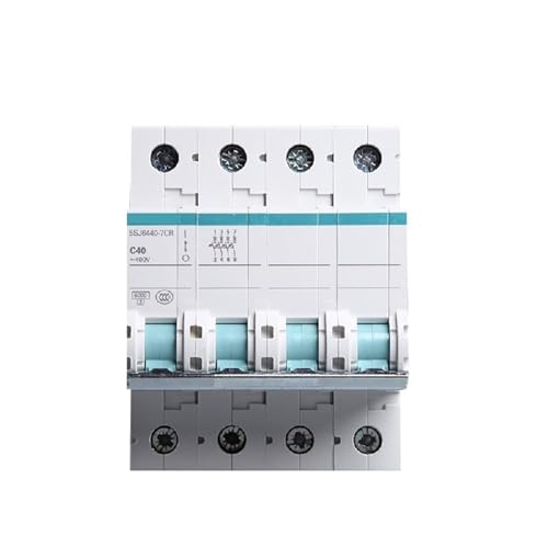 Disjoncteur miniature 4P 32A type C 6000A pour circuit triphasé AC