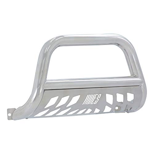 Image of ARIES 35-2003 3-Inch Polished Stainless Steel Bull Bar, No-Drill, Select Toyota FJ Cruiser