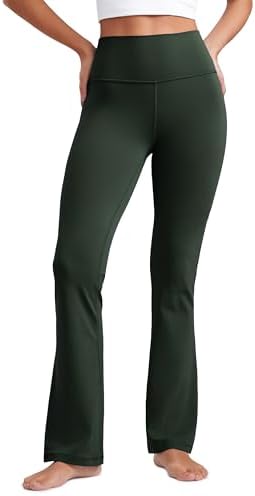 CRZ YOGA Butterluxe Schlaghose 74/78/81/85cm | Extrem Weich, Leichte Kompression, Yoga, Lässig, Versteckte Hintere Bundtasche, Hohe Taille, für Damen