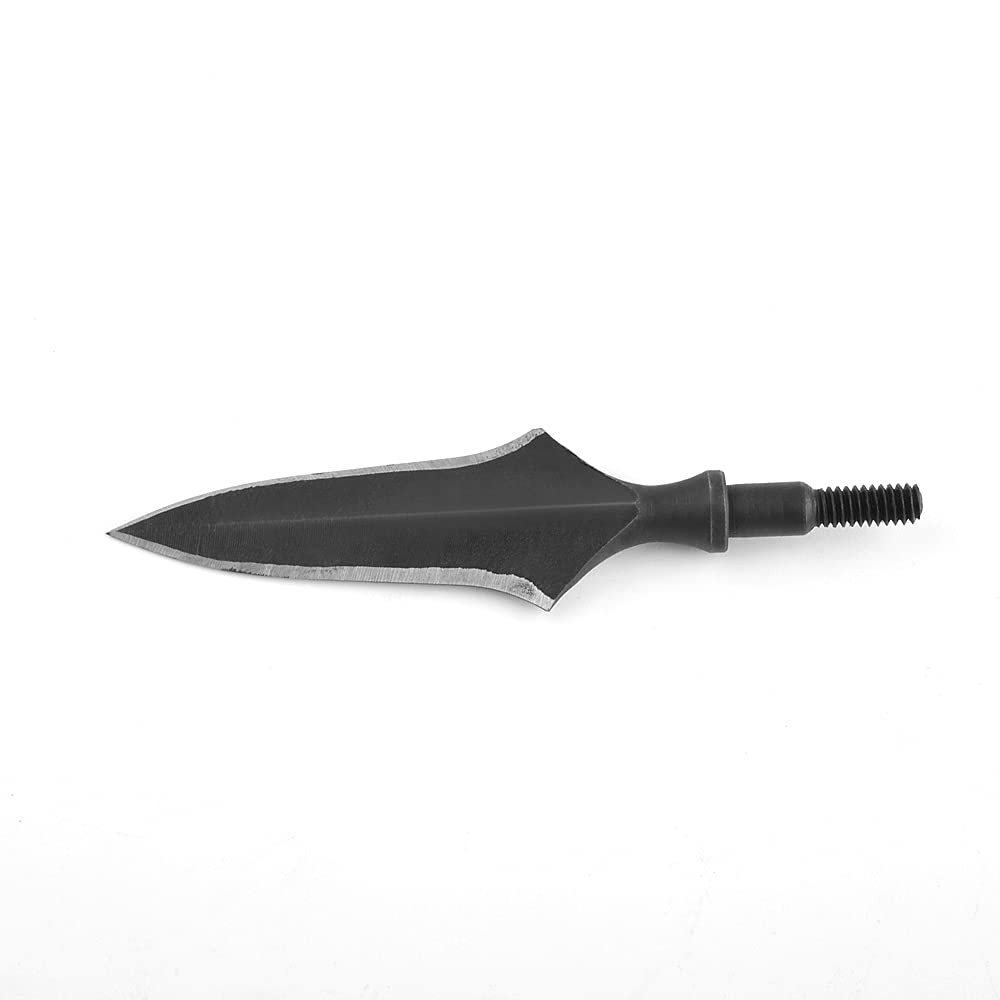 6/12pcs Punta di Freccia Caccia di Tiro con L'Arco Punte da Tiro 200 Grano Avvitare la Freccia Punte della Freccia Broadheads di Caccia Arrow Point per Arco Ricurvo e Composto