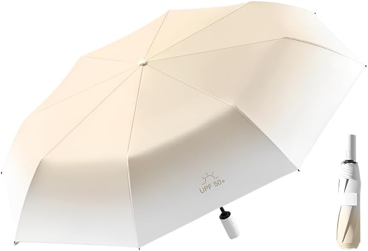 Compact Travel Umbrella - Mini Umbrella for Purse, Small Lightweight & Tiny Design Perfect for Parasol Outdoor Sun & Rain Umbrellas