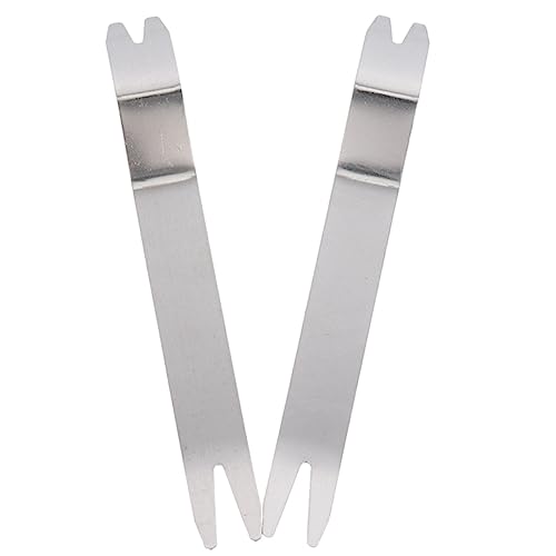 Angoily Trim Tool Kit 2pcs Stainless Steel Removal Tools Door Panel Gadget Auto Body Repair Kit for Dashboard