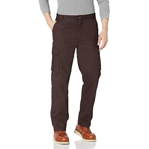 Smith's Workwear Men's Fleece Lined Cargo Canvas Pant Cover