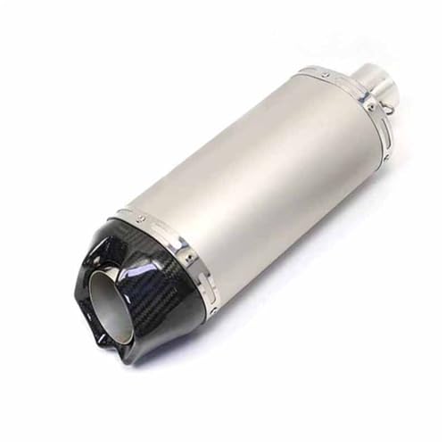 Pot d'échappement 51mm moto carbone pour vos sorties sur circuit et trajets de weekend