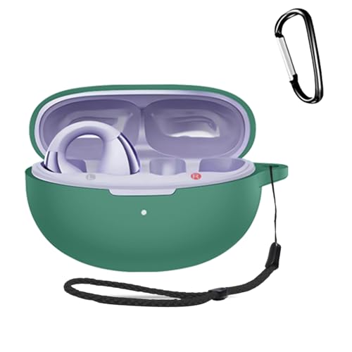 QCY Crossky C30 �p �P�[�X �S�ʕی�J�o�[ �V���R���P�[�X �w�b�h�t�H���t�b�N �X�g���b�v�yHUKWIMO�z �J���r�i�t�� �ϏՌ� �h�� �h�o �����[�d�\ �S�ʕی� �L�Y�h�~ [�O���[�� ��]