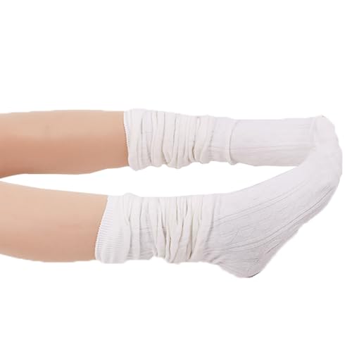 Image of Women's Thigh High Lace Boot Socks - Knee High Warmer With Lace Trim Long Stocking for Cosplay