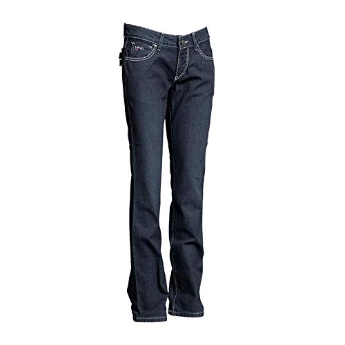 Lapco FR L-PFRD10M 24ST Ladies FR Modern Fit Jeans, 100% Cotton, 24ST, Washed Denim2