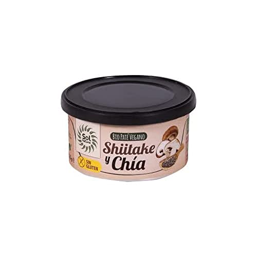 Solnatural Pate Shiitake Y Chia Bio 125 G, Estándar, Único