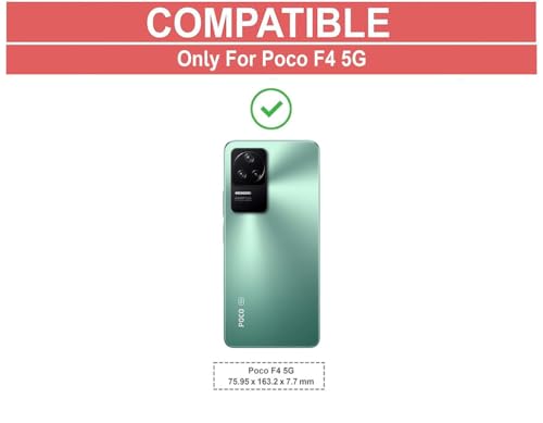 Image of Hybrid Carbon Fiber Back Case for Poco F4 5G (Black)