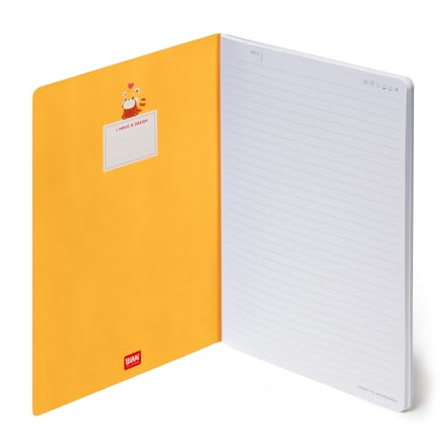 Miniatura 2 de Legami - Cuaderno De Rayas Grande - Formato Página B5, Cuaderno Grande Con Rayas, Papel Fsc Certificado, 18,5 X 24,8 Cm, Tema Red Panda