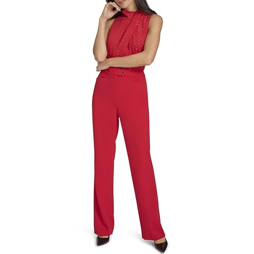 Image of Calvin Klein Women's Classic Fit Straight Leg Suit Pants