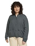 Modische Jacke im Blazerstil TOM TAILOR MY TRUE ME Damen 1025961 Plussize Jacket Blazer, 21951-Washed Jasper Green, 48