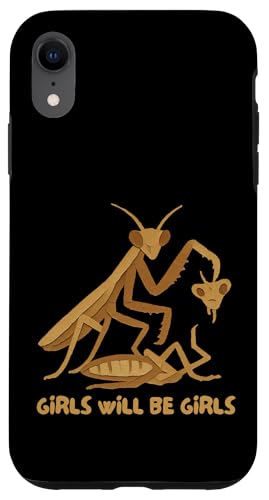 Girl Will Be Girls Prayer Mantis �O���t�B�b�N �X�}�z�P�[�X iPhone XR �p