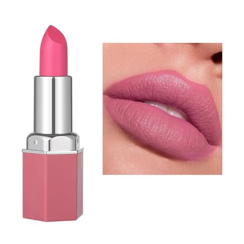 Lápiz labial mate de terciopelo nude, impermeable, de larga duración, taza hidratante, suave, cosmética, sexy, D9Y0, antiadherente