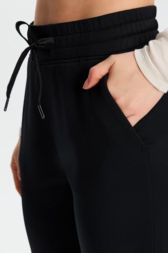 Yogipace Women's CozyWarmth Petite/Regular/Tall High Rise Thick Fleece Lined Joggers Thermal Winter Sweatpants with Pockets3