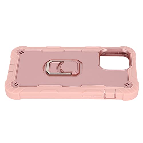 Rankomu Telefonskydd med Stativ för iPhone 13 Pro Max - Rosa Guld