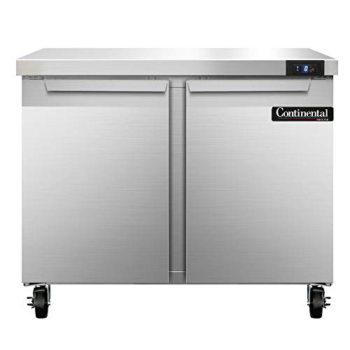 Continental Refrigerator SWF36 Two Section Work Top Freezer 36