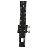 SOLUSTRE 属製スライド定規 木工 建築用 マーキング定規 可能 測定工具 エンジニア用計算尺