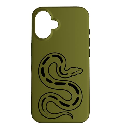 Ball Python Sketch �~�j�}���X�g�� - �O���[�� �X�}�z�P�[�X iPhone 16 �p