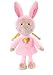NICI Coniglietta angelo custode La La Bunnie 30 cm in scatola regalo – Coniglio di pezza, bambini e neonati – Pupazzo imbottito da regalare per i giochi e le coccole – Rosa/Oro, Singolo, Colore, 47556