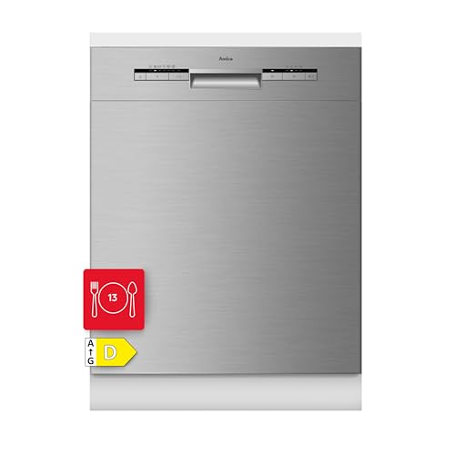 Amica Einbau Geschirrspüler 60 cm silber Aqua Stopp OpenDry Türöffnung Halbbeladung Startzeitvorwahl