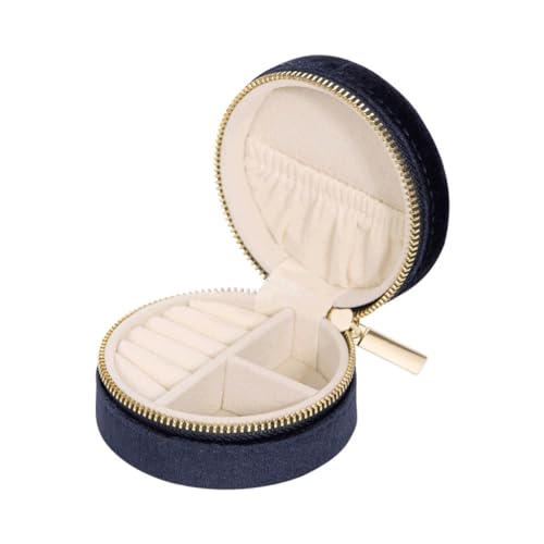 Boîte de Rangement pour Boucles d'oreilles en Voyage | Sac Rond CFWSHJ