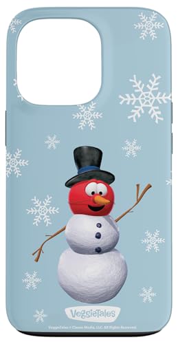 VeggieTales Let It Snow Bob The Tomato Snowman X}zP[X iPhone 13 Pro p